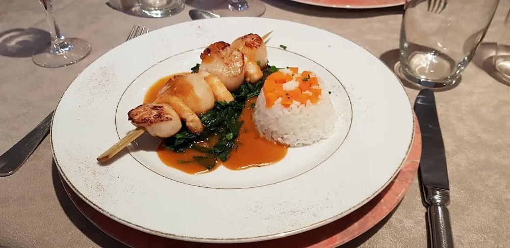 Brochette St Jacques Et Gambas